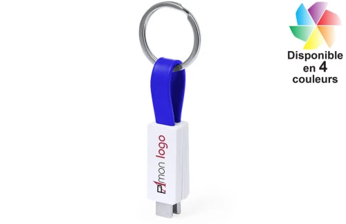 Câble de charge type usb C publicitaire personnalisé avec logo