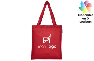 Tote bag en polyester recyclé Sai publicitaire personnalisé avec logo