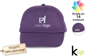 Casquette publicitaire bahia k-up 7 panneaux personnalisée avec logo