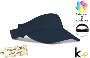 Visière sport publicitaire personnalisée avec logo